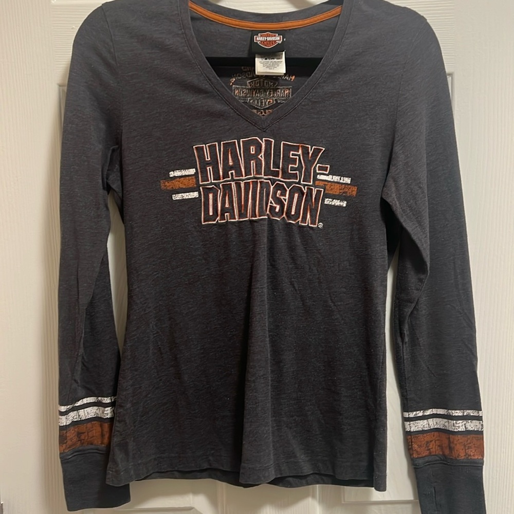 Harley-Davidson Dark Gray Long Sleeve Shirt